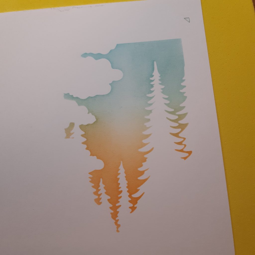 layering stencils, image shows them in use