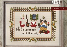Not a creature was stirring – new Christmas cross stitch chart