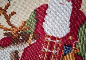 New Woodland Santa – cross stitch pattern